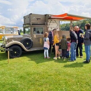 Ferrets, Food and Free Ice creams – Festival Fun with Chalk Cherries and Chairs
