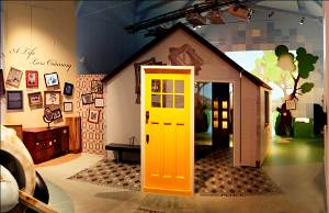 Roald Dahl's writing hut at the museum