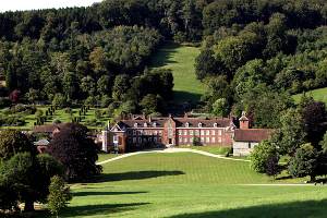 Aerial view of Stonor House