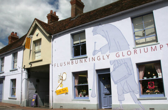 the front of Roald Dahl museum