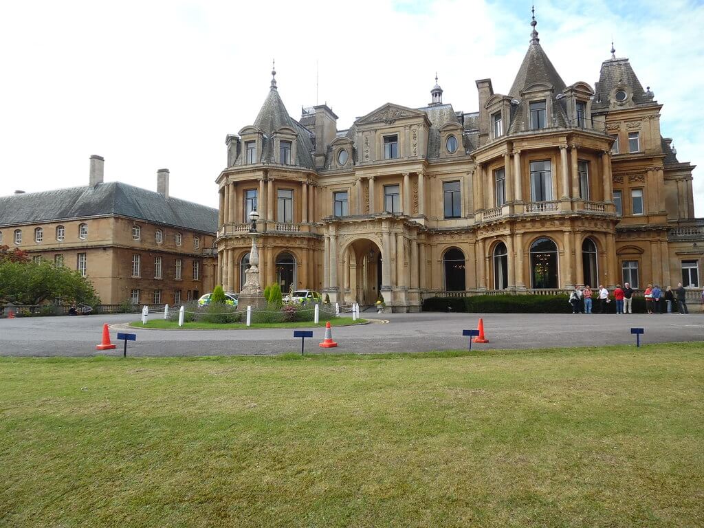 The front of Halton House