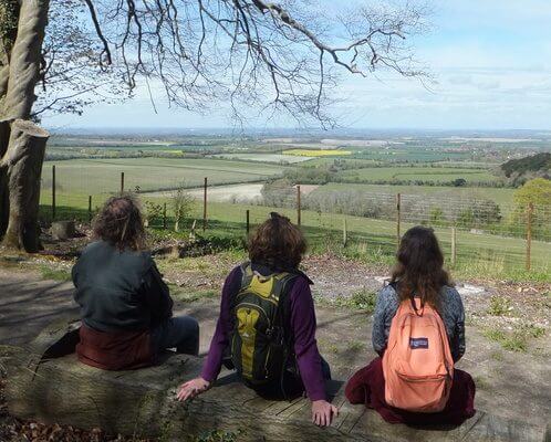 admiring the view of Watlington