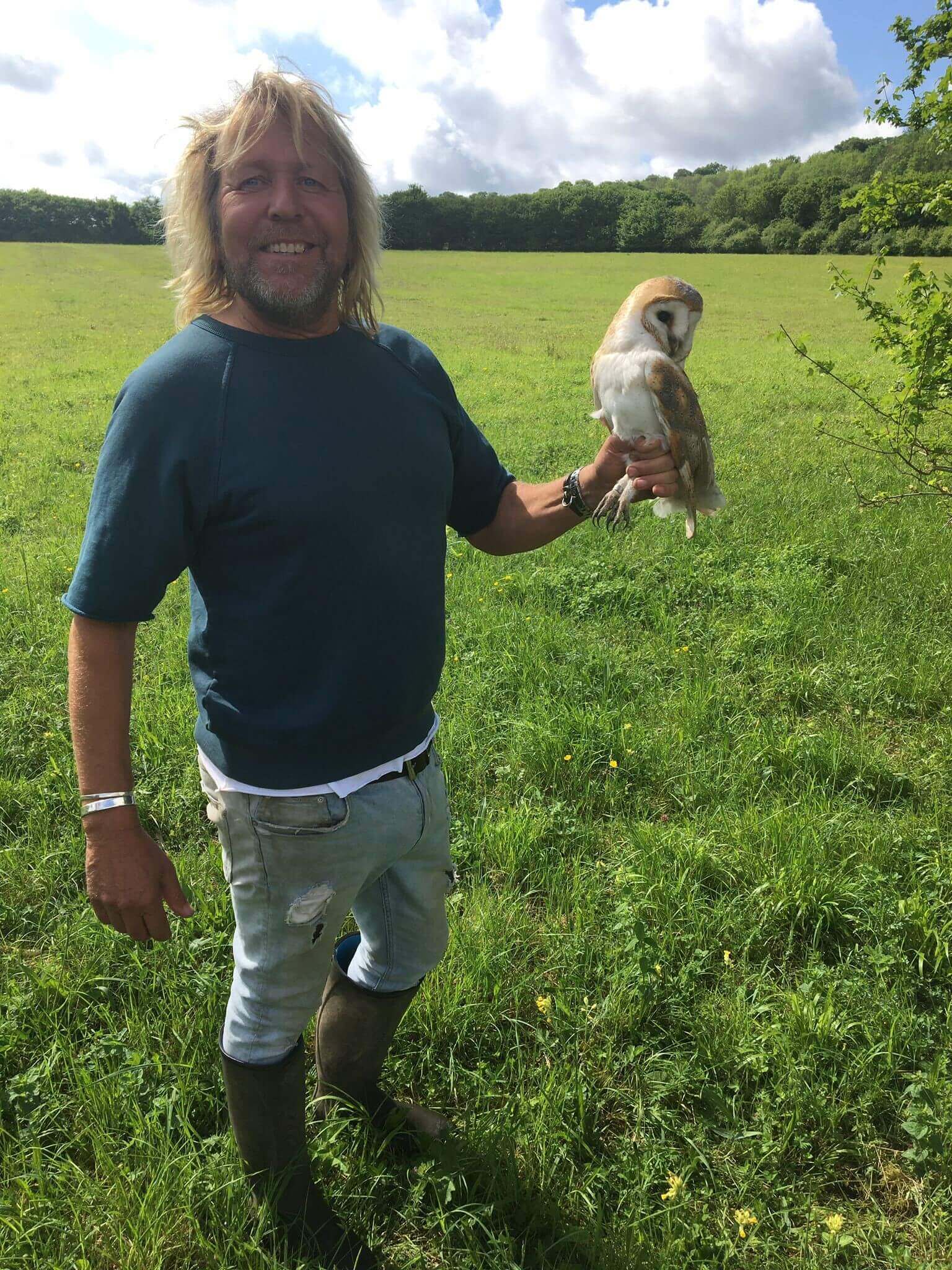 Andrew Stubbings Manor Farm with Barn Owl, photo by Nick Middleton