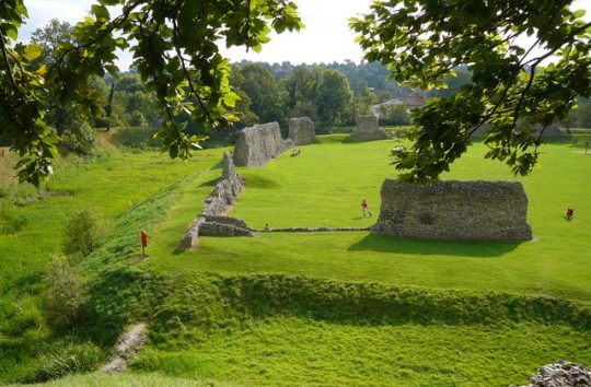 Berkhamsted Castle in the Chilterns AONB
