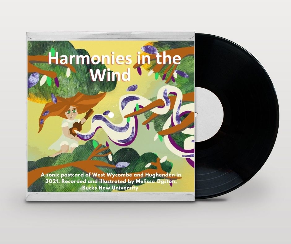 Sonic postcard artwork - Harmonies in the Wind